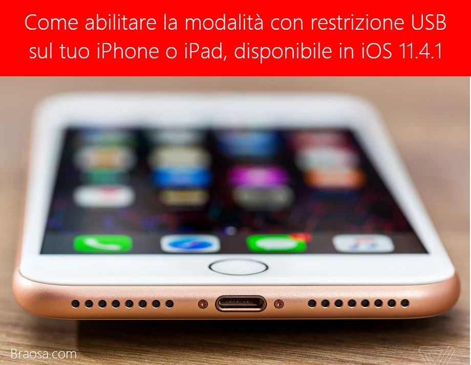 Come abilitare la modalità con restrizione USB sul tuo iPhone o iPad, disponibile in iOS 11.4.1