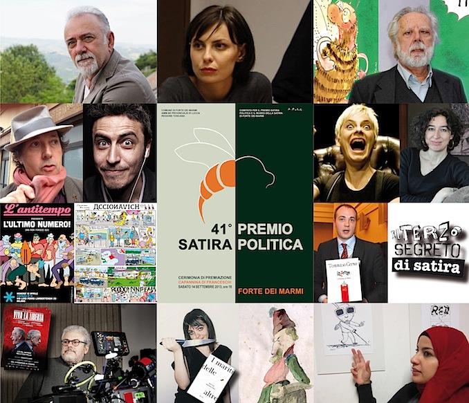 Satirici & Satireggiati ECCO I VINCITORI DEL 41° PREMIO SATIRA POLITICA 2013 Satirici & Satireggiati ECCO I VINCITORI DEL 41° PREMIO SATIRA POLITICA 2013