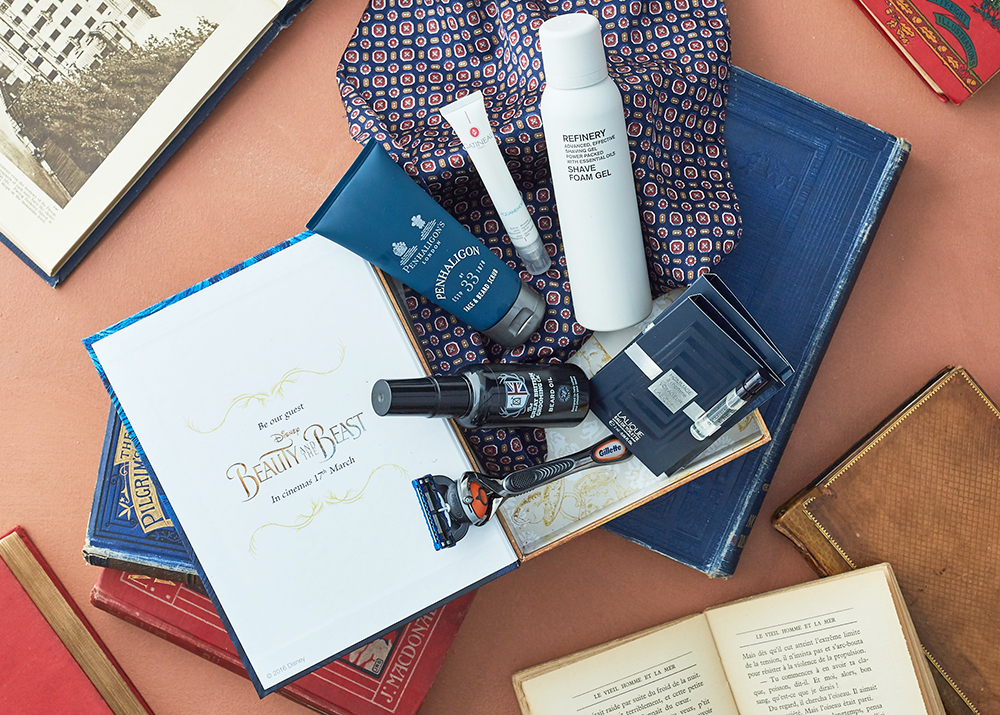 Latest in Beauty x Beauty and the Beast limited edition men's grooming beauty box