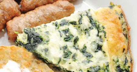 Crustless Spinach Quiche recipe -Taste USA