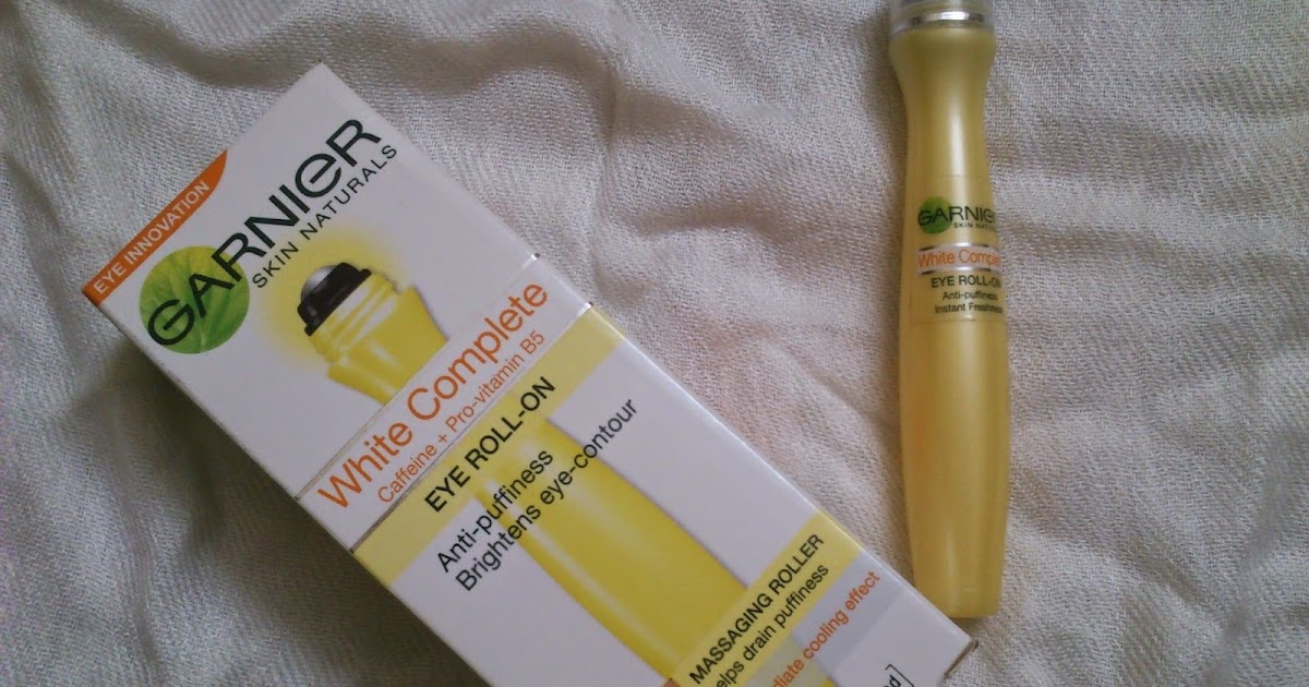 garnier white complete eye roll on