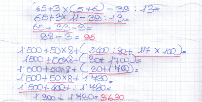 Didattica Matematica Scuola Primaria Espressioni Aritmetiche E Problemi Classe Quinta