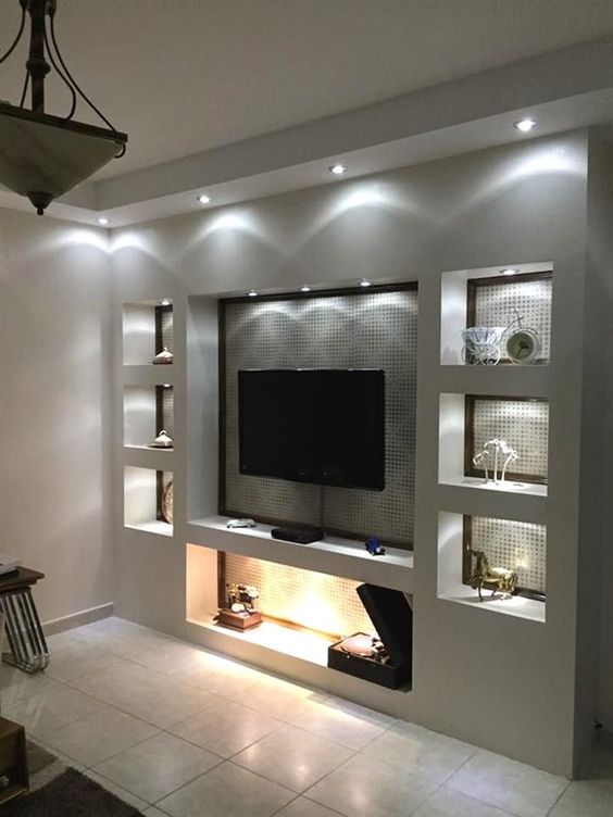 Home Architec Ideas Wall Led Tv Ceiling Design