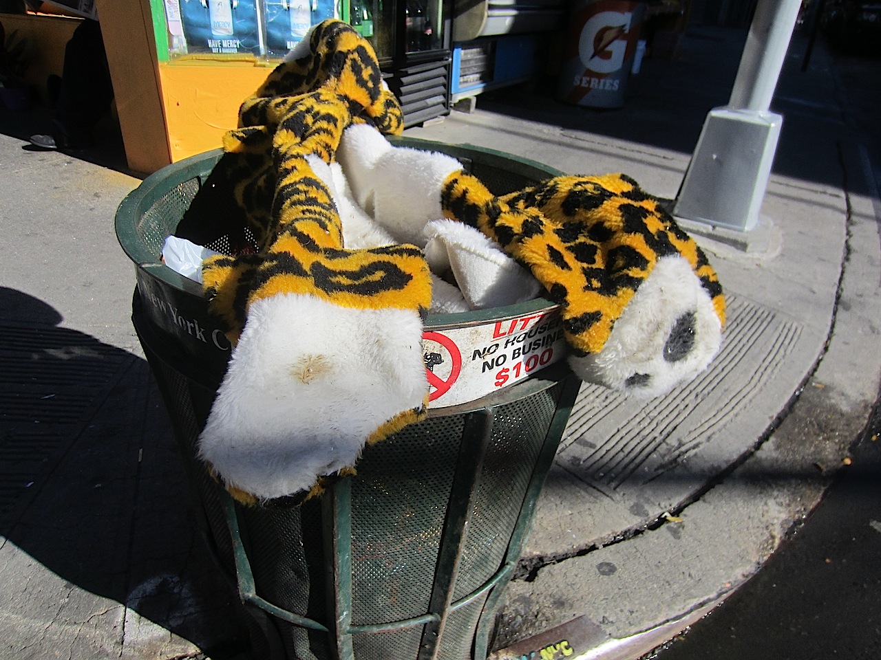 EV Grieve Heartless acts Downonitsluck stuffed animal unstuffed