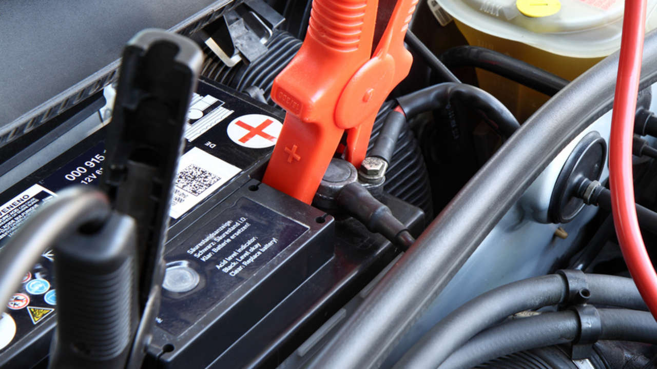 leere autobatterie