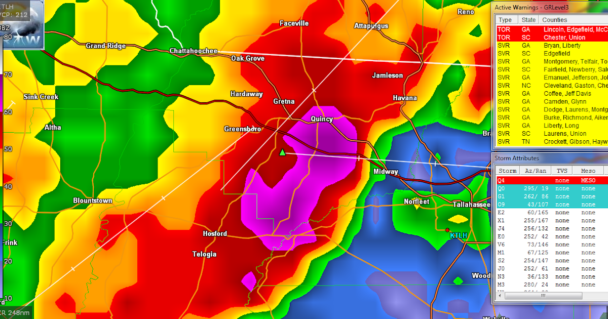 Ralph's Tropical WeatherRTW STRONG TO POSSIBLY SEVERE CELL OVER