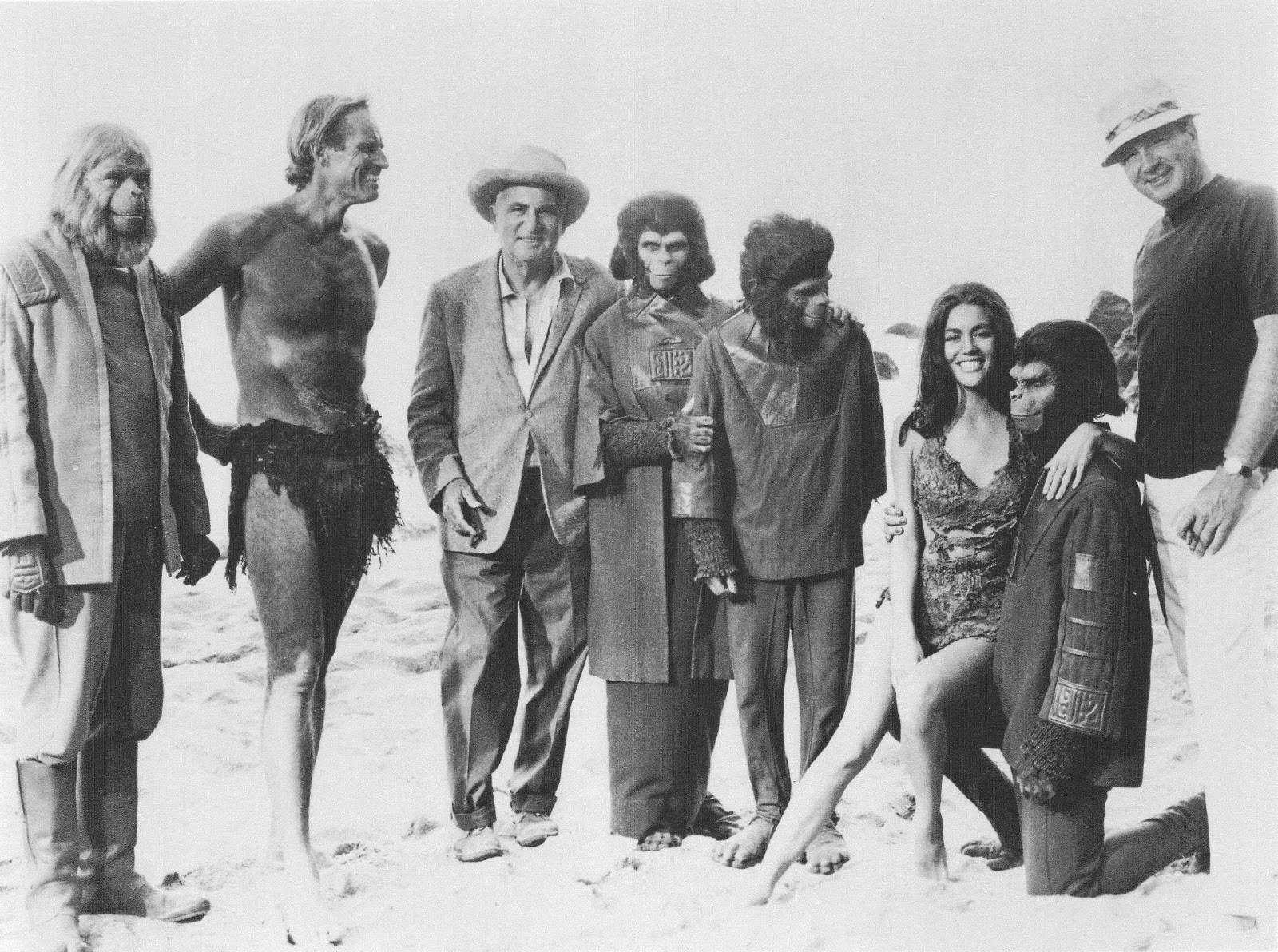 Archives Of The Apes Apes On Set Planet Of The Apes 1968