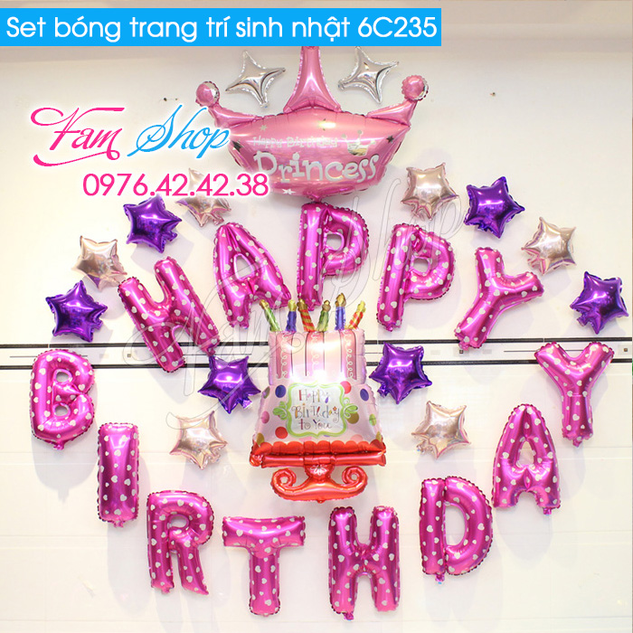 Bóng trang trí sinh nhật tại Láng Thượng Bong trang tri sinh nhat tai Lang Thuong