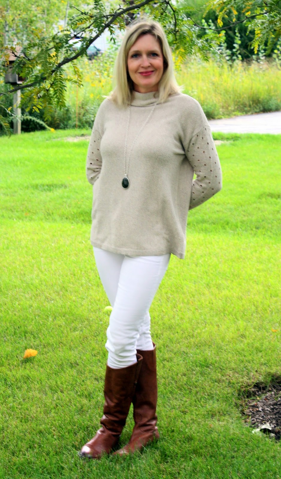 Styling Riding Boots Outfit Idea