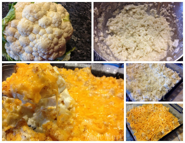 Cheesy Mashed Cauliflower recipe