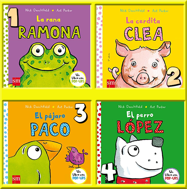 la cerdita clea con peluche