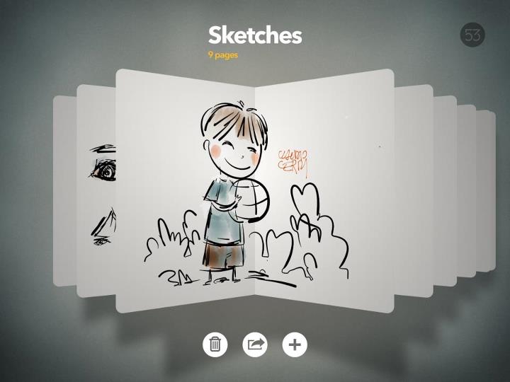 Drawing with IPad Paper App