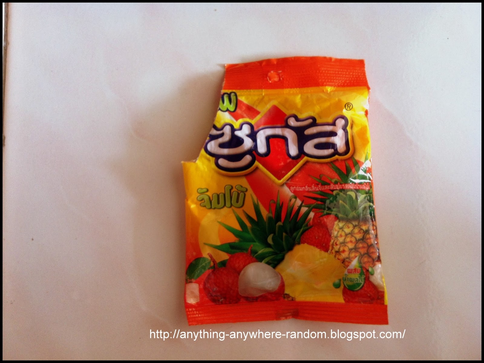 Anything Mixed Fruit Candy from Thailand.