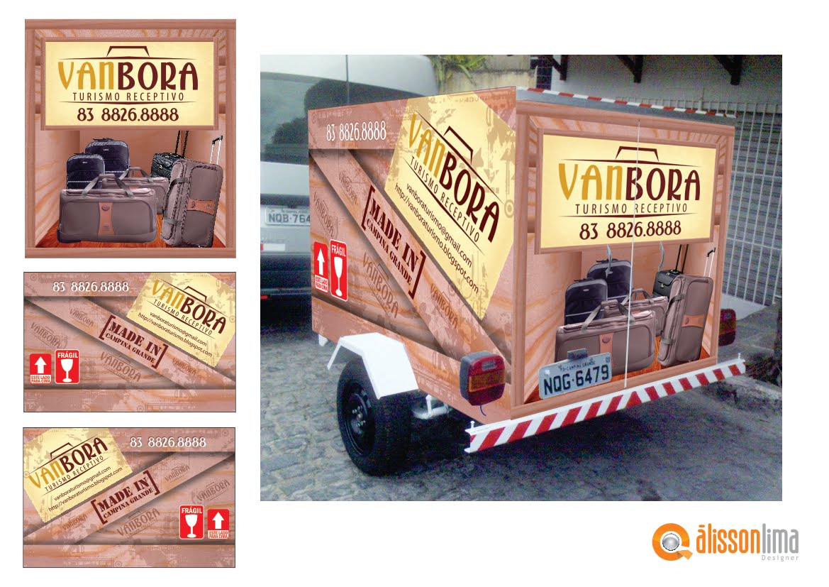 álisson lima Vanbora Adesivo para Reboque