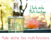 L'huile merveilleuse multi-fonctions bio de Lilas Blanc