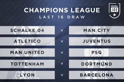 champions league 2018 19 last 16