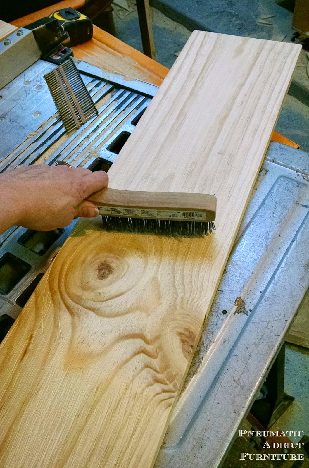 How to Get a Textured, Raised Grain on Wood Pneumatic Addict