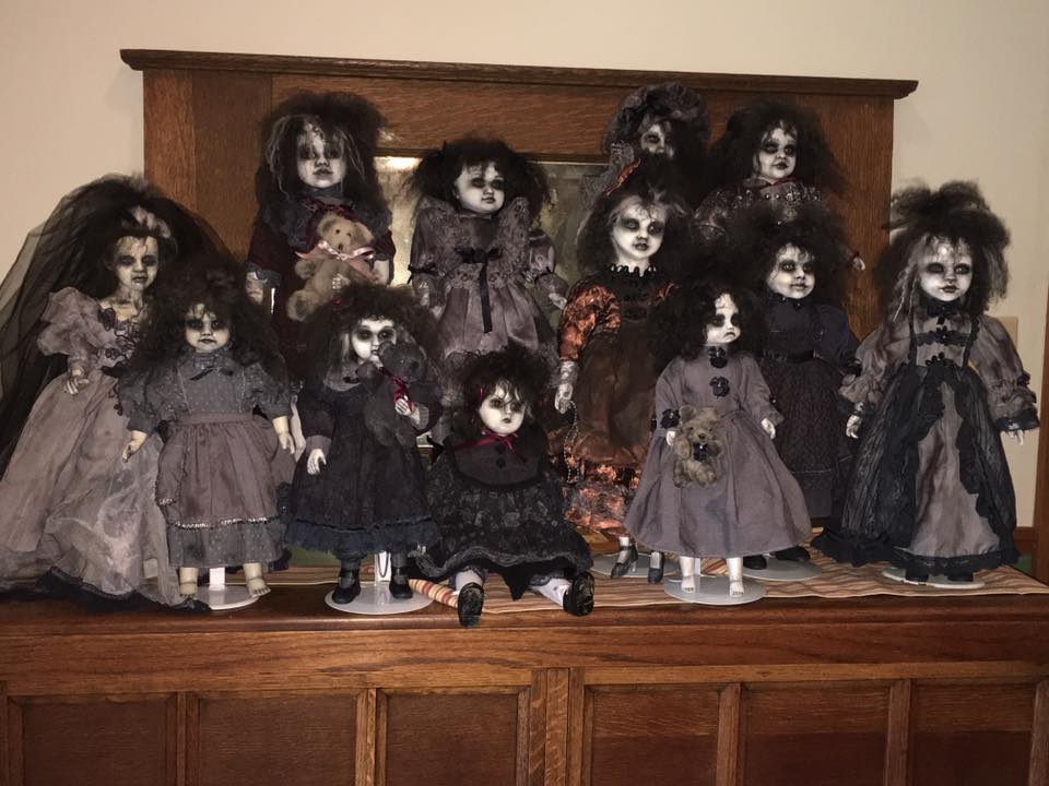 zombie porcelain dolls