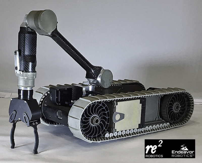 Future bomb disposal with leaner laserarmed robots