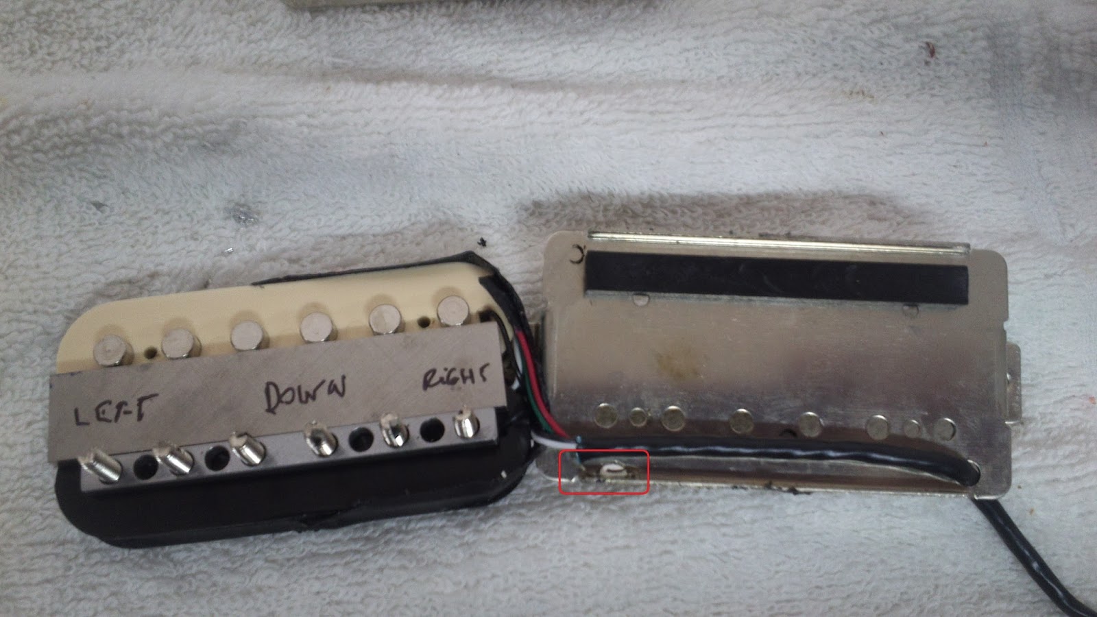 Hermetico Guitar Guitars swapping and wax potting a pickup