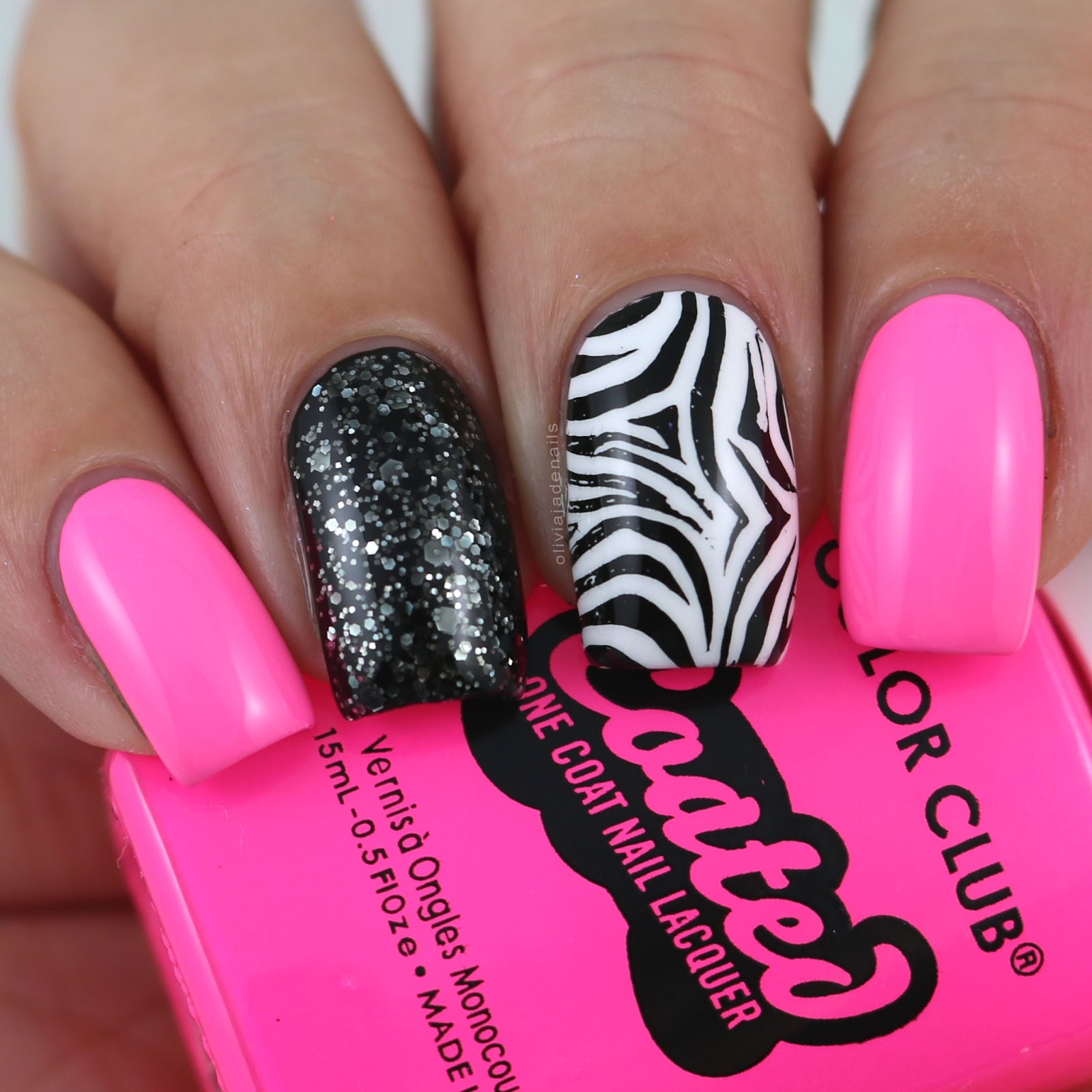 Olivia Jade Nails Lina Nail Art Supplies Get Wild 01 Stamping Plates Swatches & Review