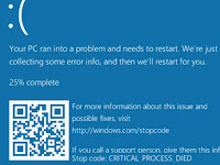 Tampilan Blue Screen Windows 10 Yang Keren