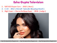 esha gupta movies,hindi, english, persian, television shows from nat geo super cars to high fever, dance ka naya tevar, image, download free