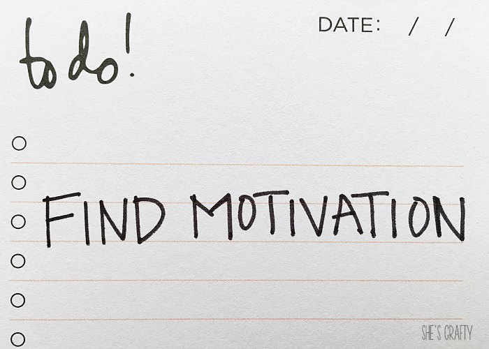 Simple things you can do when you aren't feeling motivated