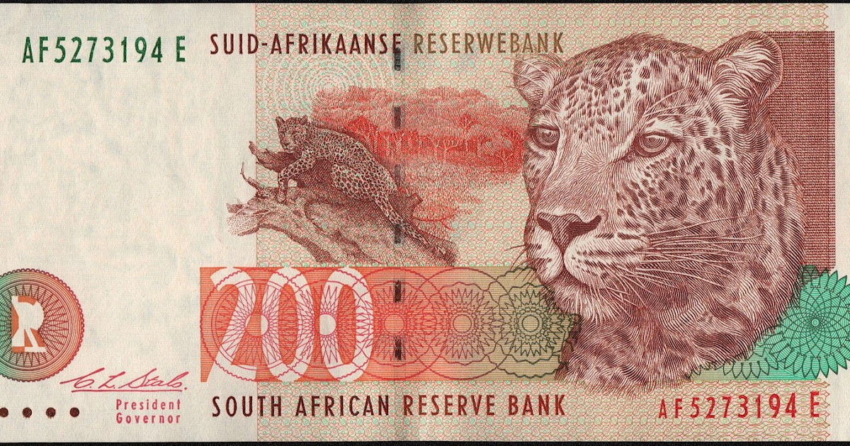 My Currency Collection South Africa Currency 200 Rand banknote 1994