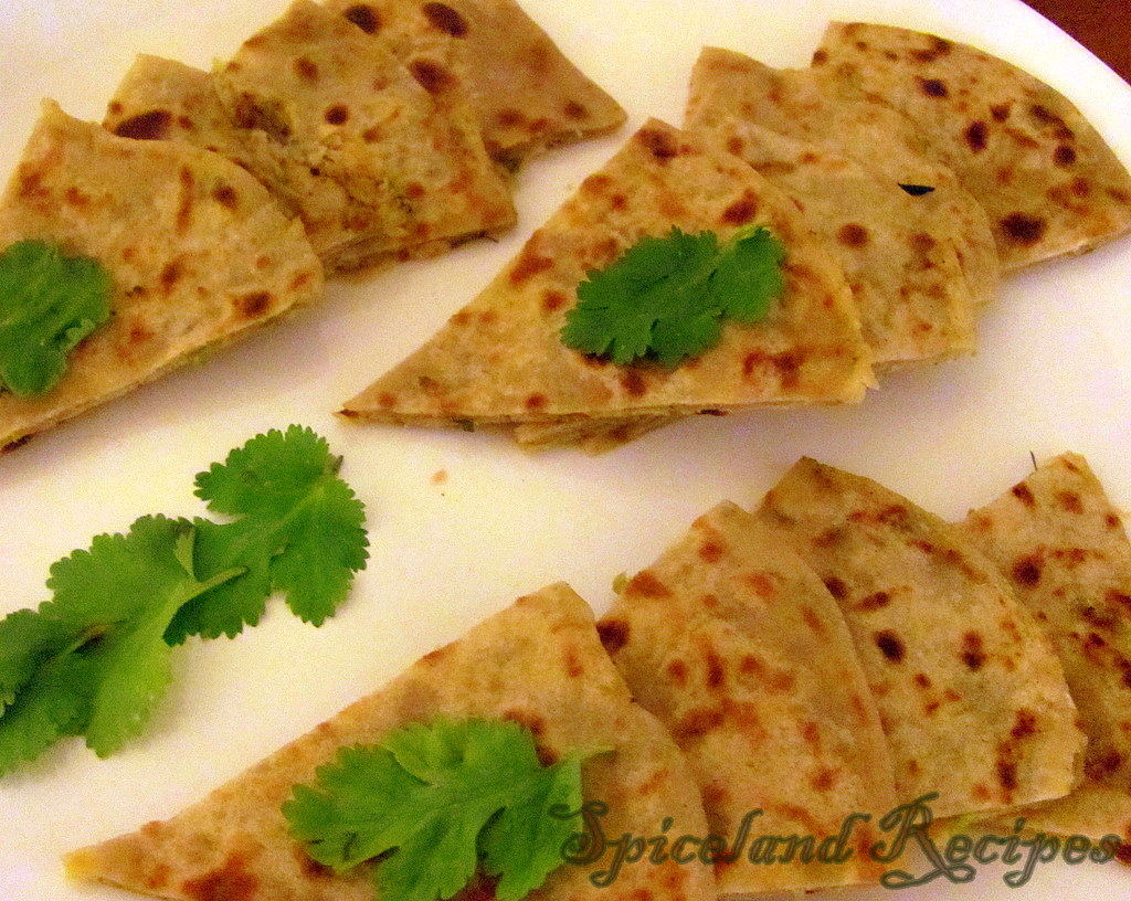 Spiceland Recipes Mix Veg Paratha