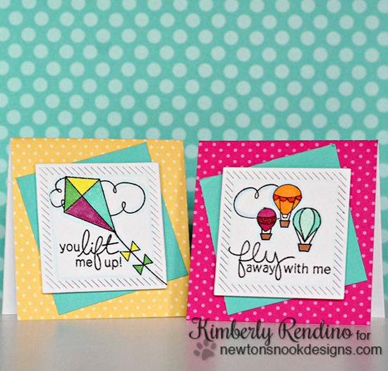 Summer Lunchbox Notes by Kimberly Rendino | Stamps by Newton's Nook Designs
