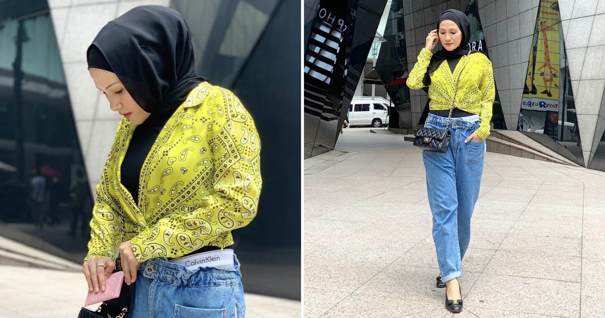 OOTD Sherry Menampakkan Getah Jenama Pakaian Dalam CK Curi ...