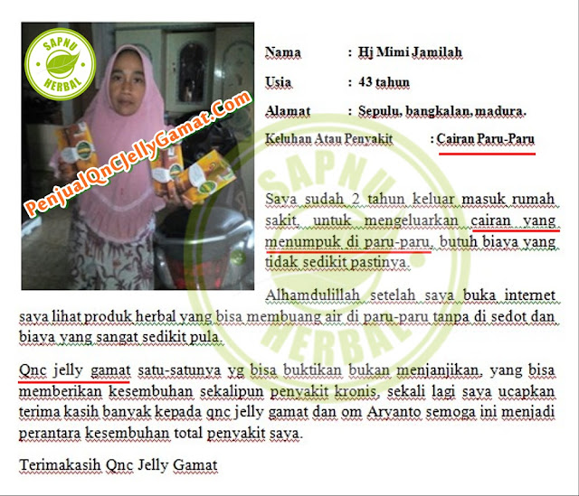 Cara Menyembuhkan Paru Paru Basah Secara Alami Terbukti Mujarab ~ TESTIMONI QNC JELLY GAMAT Cara Menyembuhkan Paru Paru Basah Secara Alami Terbukti Mujarab ~ TESTIMONI QNC JELLY GAMAT