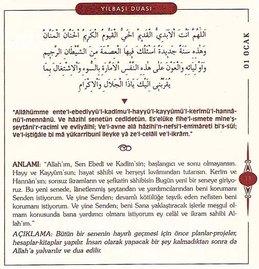 HİCRİ YILBAŞI DUASI ~ HADİS-İ ŞERİFLER