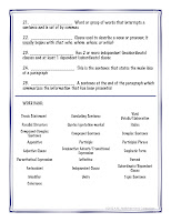 Classroom Freebies Too ELA Test Prep Study Handout