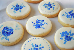 cookies porcelain sugar painting cookie campbell shayda
