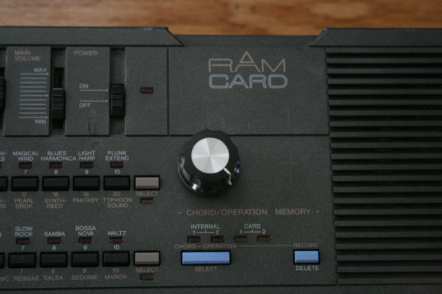 MATRIXSYNTH: Modified Casio HT-700 with Drum Pitch and Moog Slayer