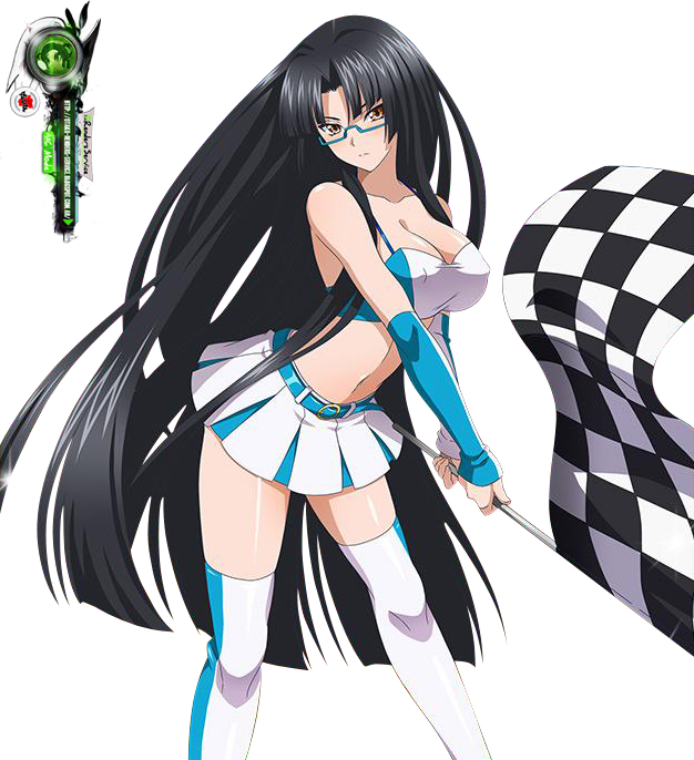 Highschool DxD:Sinra Tsubaki Mega Sexy Racequeen Render.