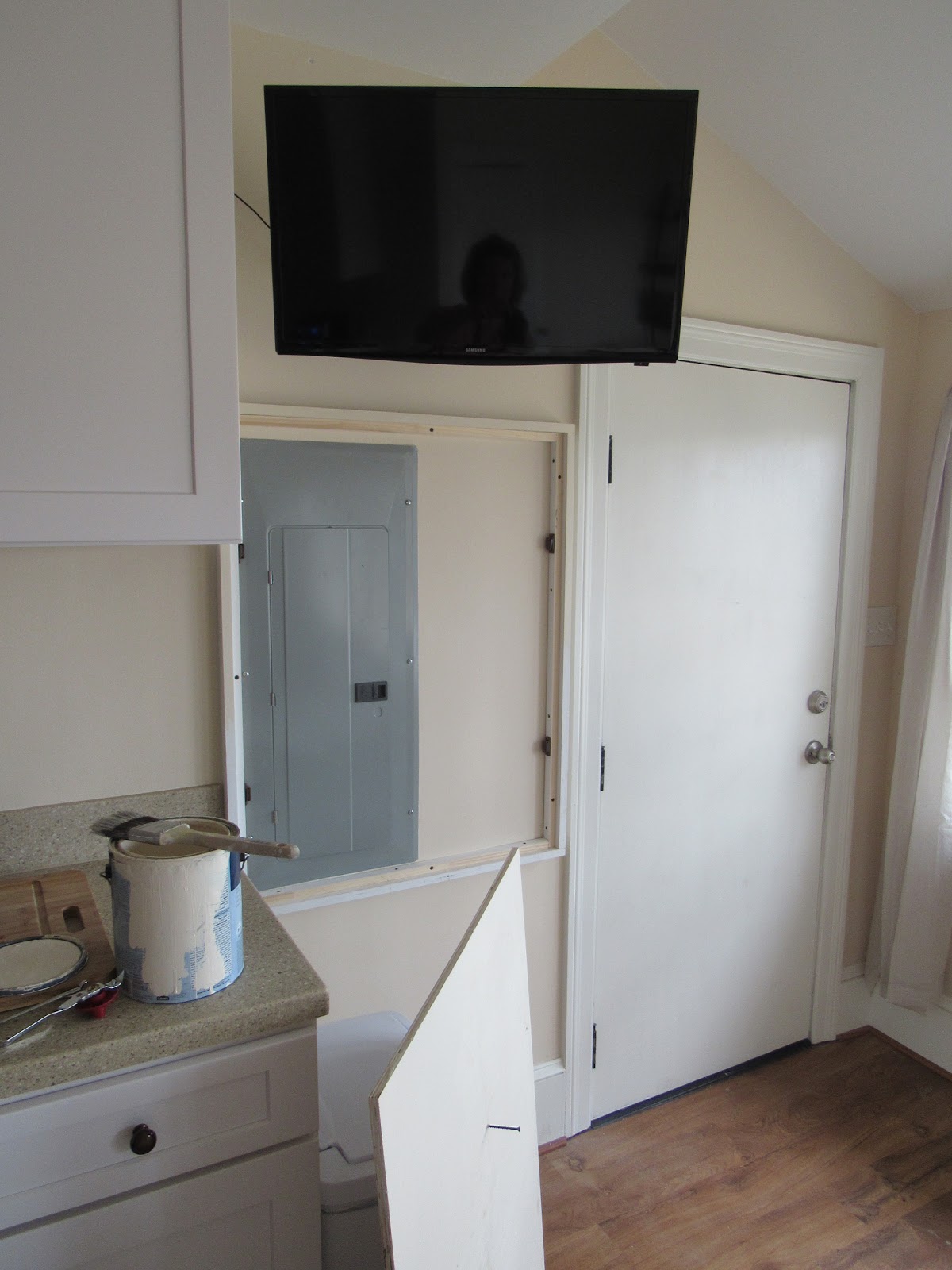 Deb's Blog My "Hide the Electrical Panel" Project