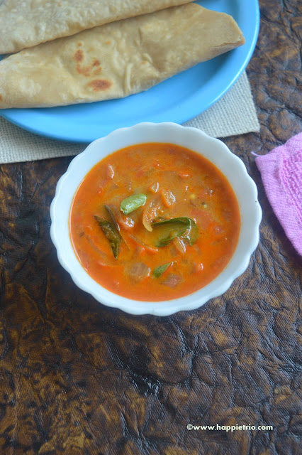 Kerala Style Tomato Curry Recipe  | Nadan ThakkaliCurry