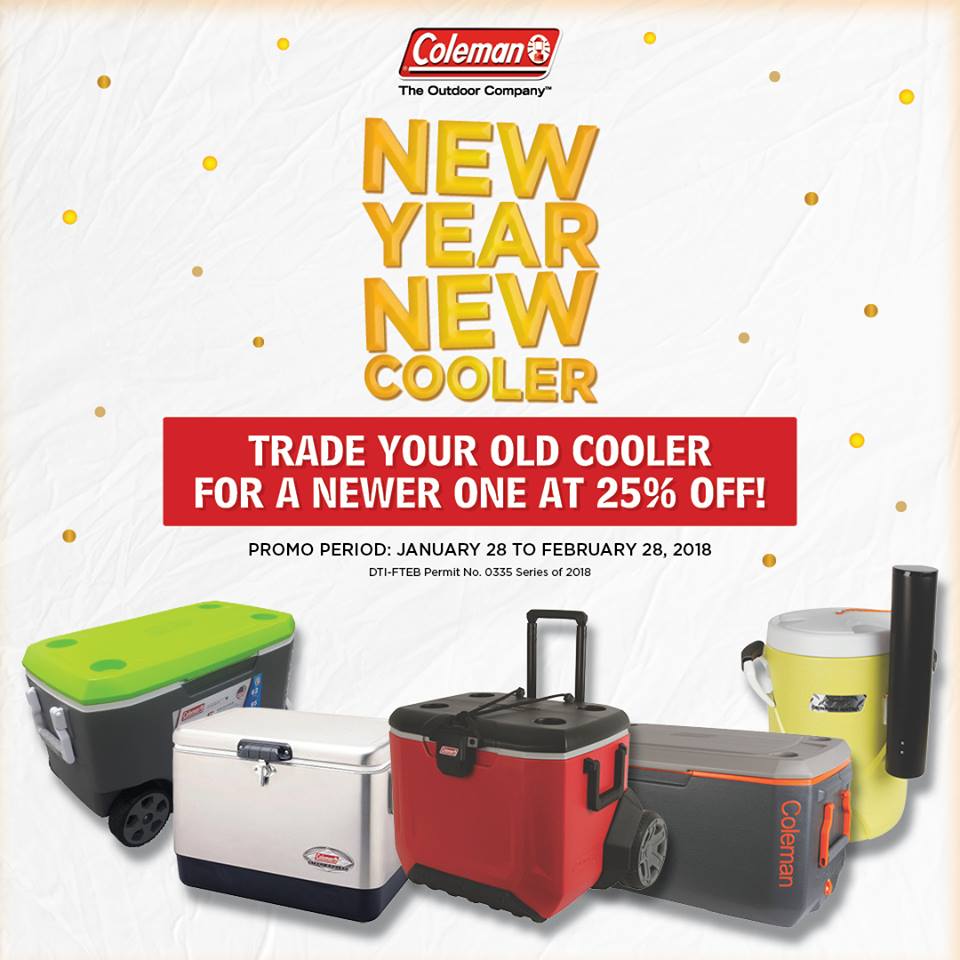 Manila Shopper Coleman TradeIn Promo til February 2018
