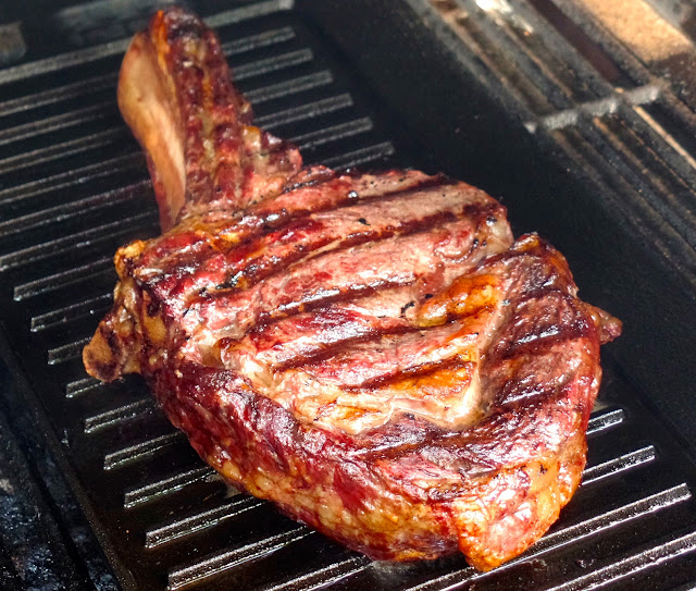 Reverse Searing Cowboy Ribeye Steaks on a CharGriller Pellet Grill