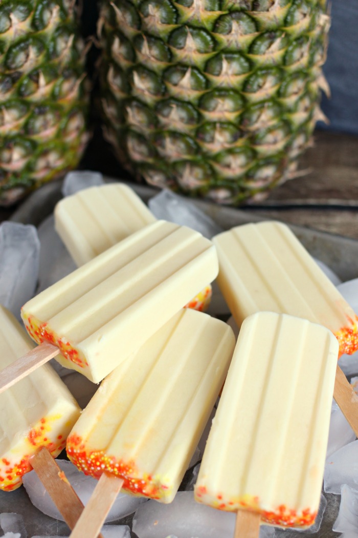 Mama Loves Food! Dole Whip Creamy Pineapple Popsicles Recipe