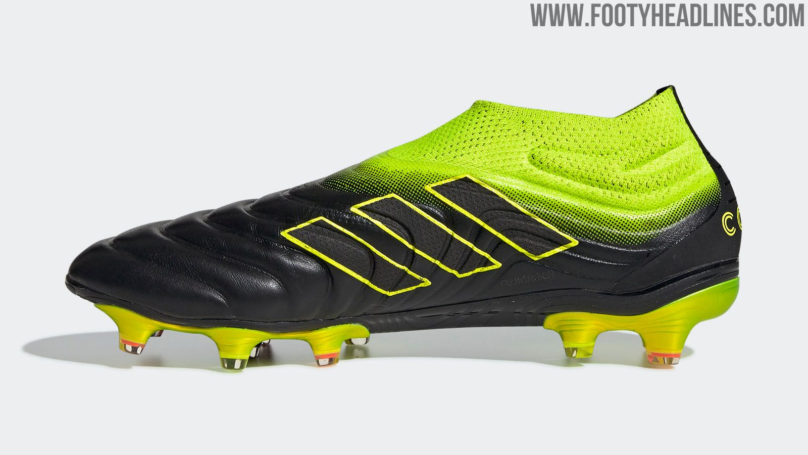 Black / Yellow Adidas Copa 19+ 'Exhibit Pack' Boots Released Footy