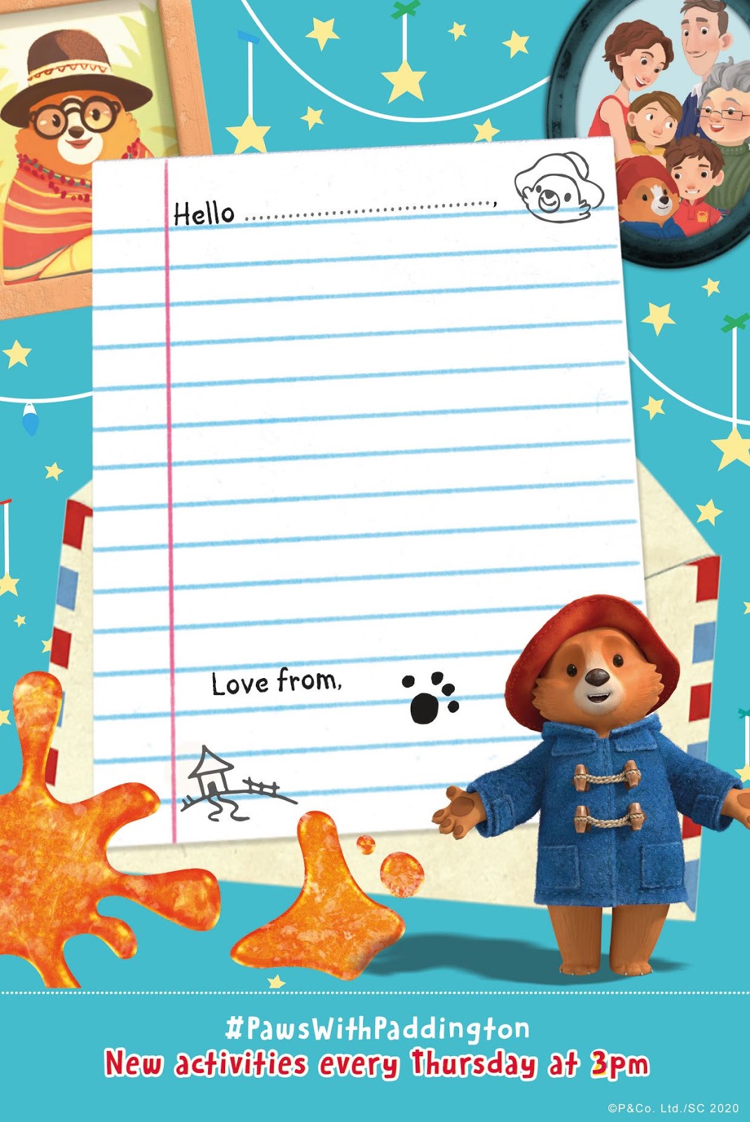 NickALive! The Adventures of Paddington Activity Pack 