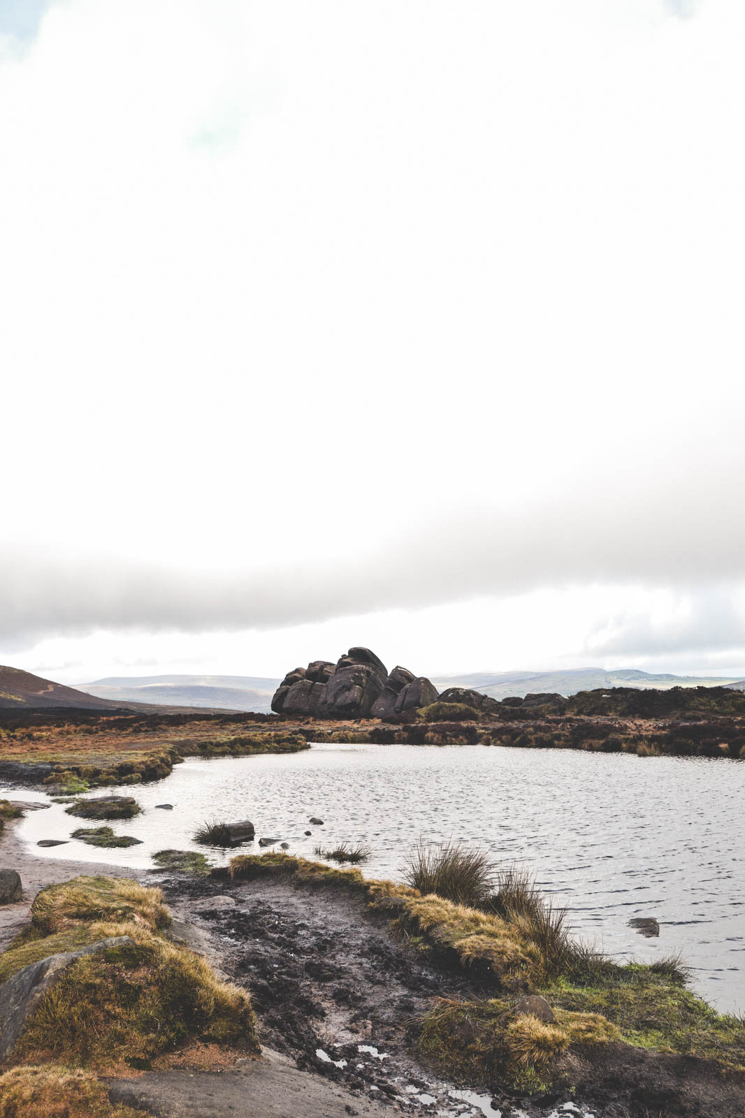 Doxey Pool at the Roaches in the Peak District