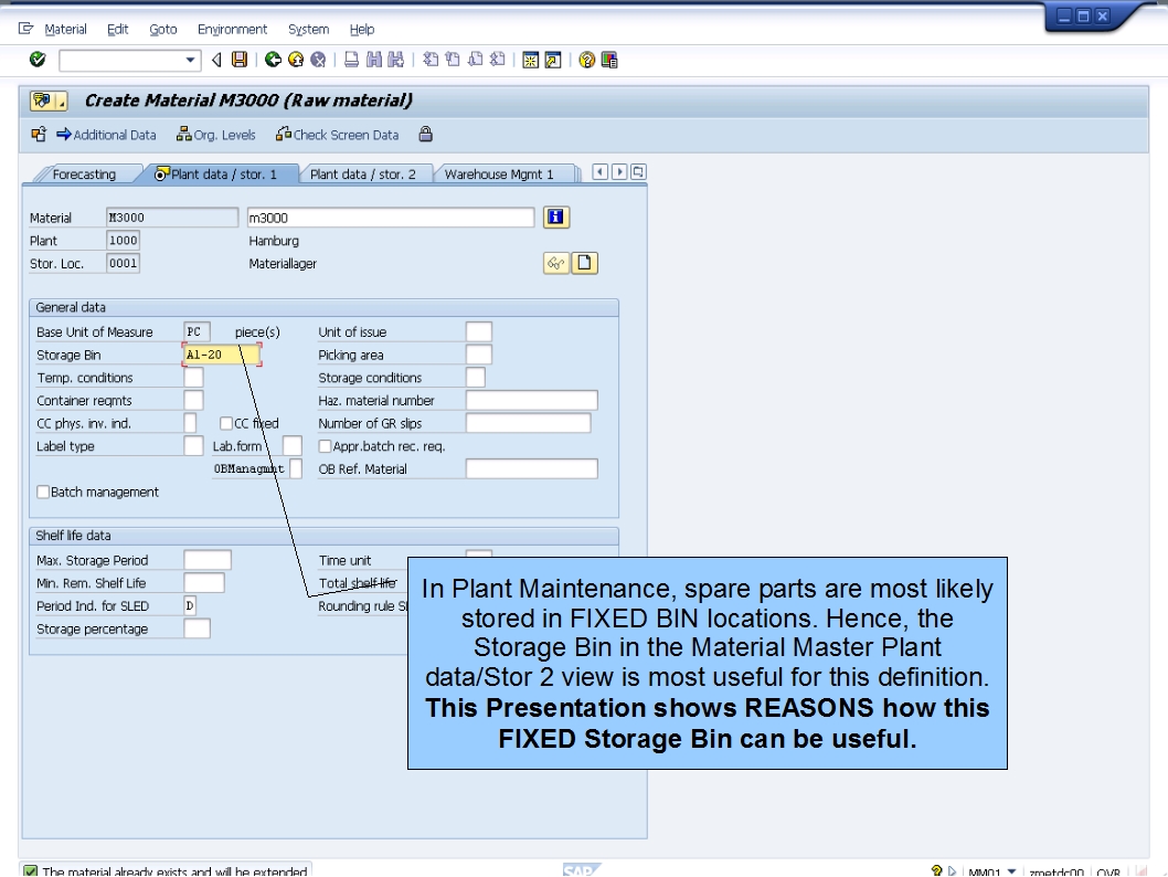 青蛙SAP分享 Froggy's SAP sharing MM Fixed Storage Bin