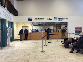 FlyBus ticket counter