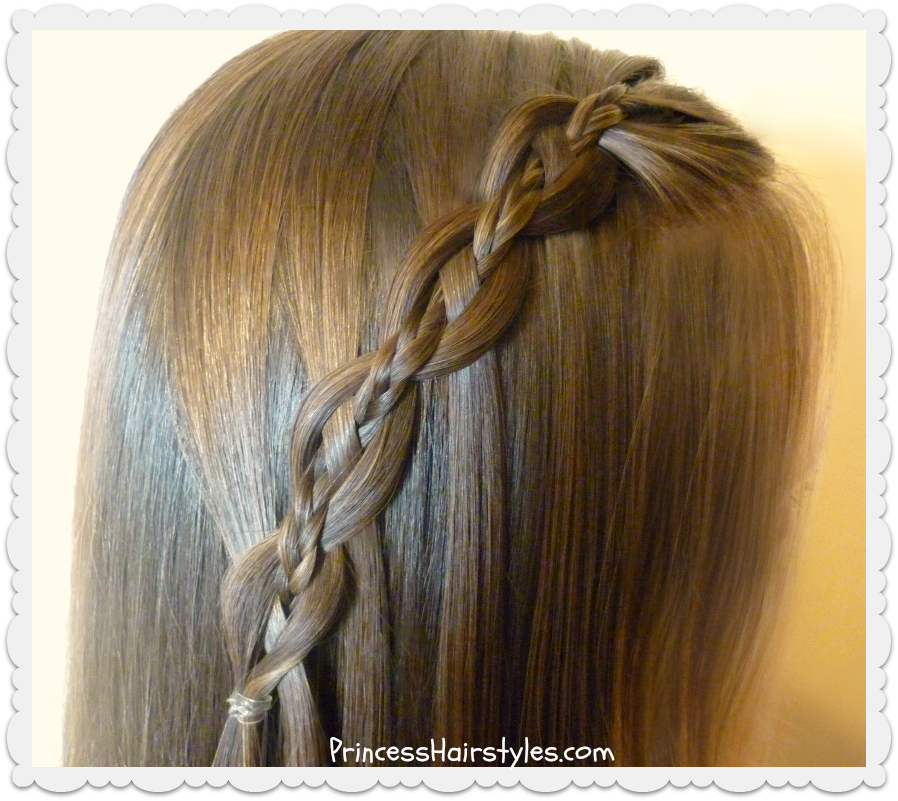 Waterfall Chain Braid Tutorial | Hairstyles For Girls - Princess Hairstyles