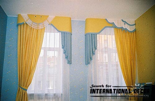 kids curtains for nursery, yellow curtains